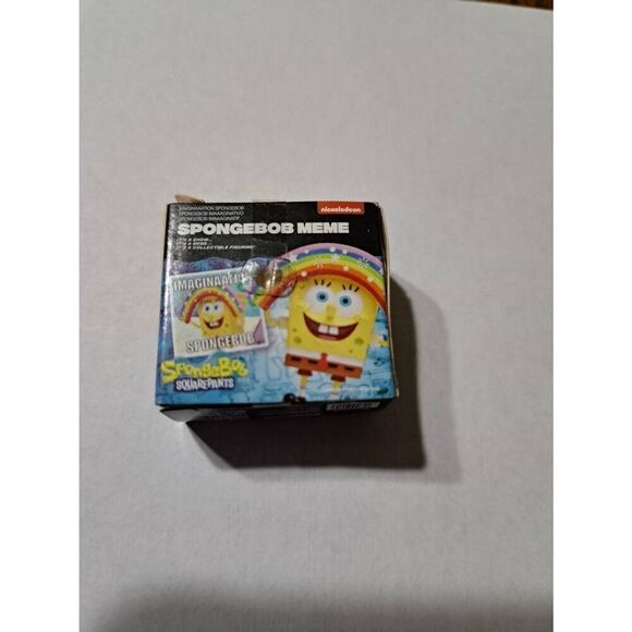 RARE Zuru Mini Brands Miniature Goldtone SpongeBob Meme Imagination SpongeBob - Picture 3 of 3